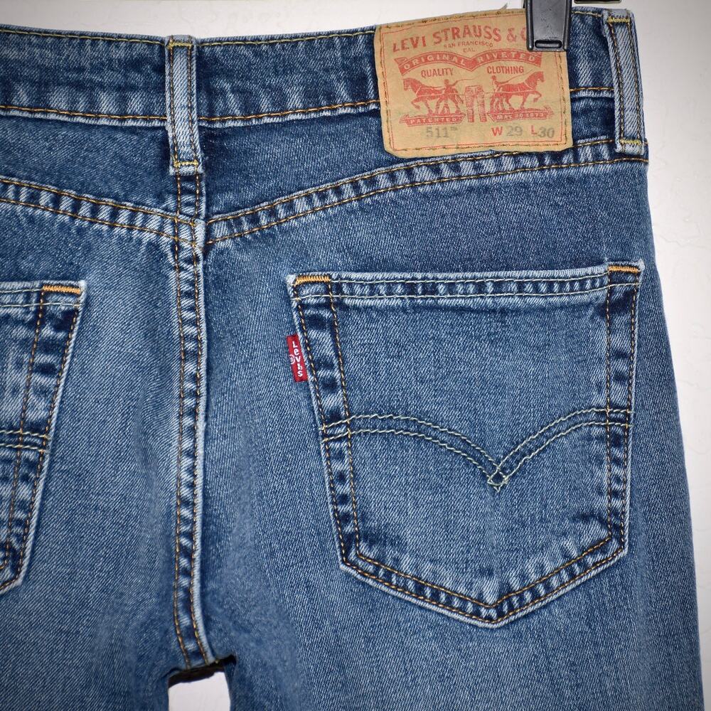 Women’s Midrise Skinny Jeans Levis 511 Blue 29 x 30